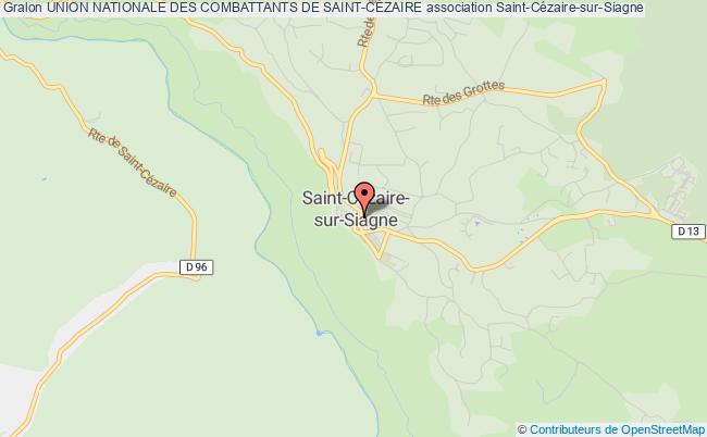 plan association Union Nationale Des Combattants De Saint-cÉzaire Saint-Cézaire-sur-Siagne