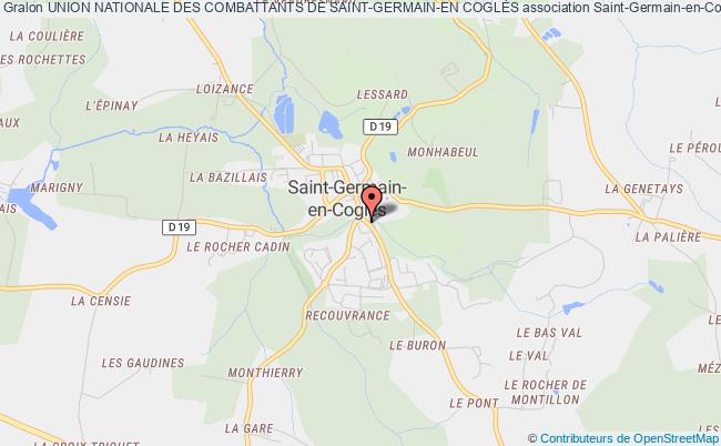 plan association Union Nationale Des Combattants De Saint-germain-en CoglÈs Saint-Germain-en-Coglès