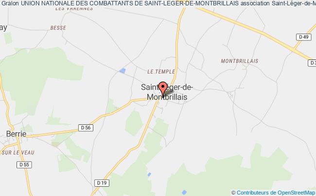 plan association Union Nationale Des Combattants De Saint-leger-de-montbrillais Saint-Léger-de-Montbrillais