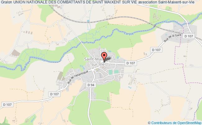 plan association Union Nationale Des Combattants De Saint Maixent Sur Vie Saint-Maixent-sur-Vie