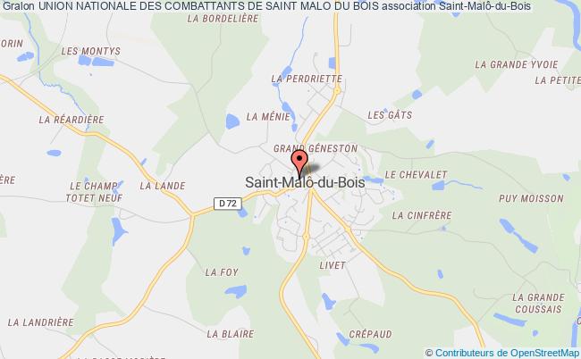 plan association Union Nationale Des Combattants De Saint Malo Du Bois Saint-Malô-du-Bois