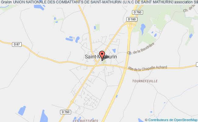 plan association Union Nationale Des Combattants De Saint-mathurin (u.n.c De Saint Mathurin) Saint-Mathurin