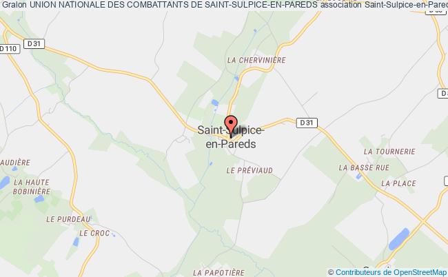 plan association Union Nationale Des Combattants De Saint-sulpice-en-pareds Saint-Sulpice-en-Pareds