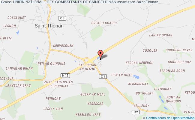 plan association Union Nationale Des Combattants De Saint-thonan Saint-Thonan