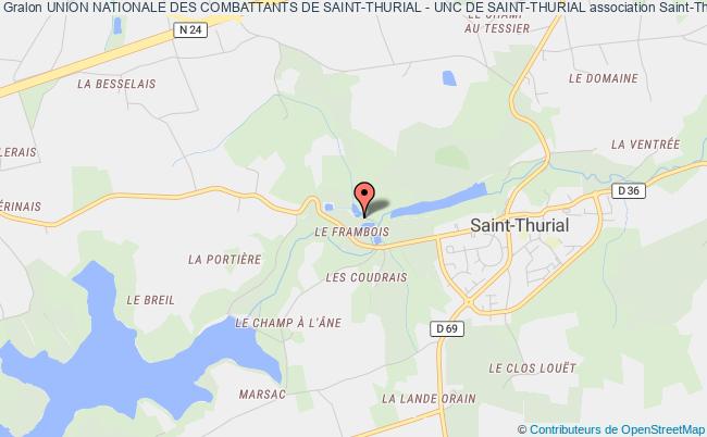plan association Union Nationale Des Combattants De Saint-thurial - Unc De Saint-thurial Saint-Thurial