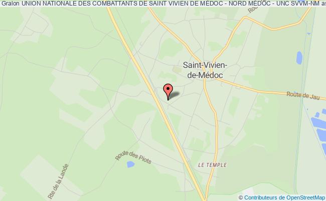 plan association Union Nationale Des Combattants De Saint Vivien De MÉdoc - Nord MÉdoc - Unc Svvm-nm Saint-Vivien-de-Médoc