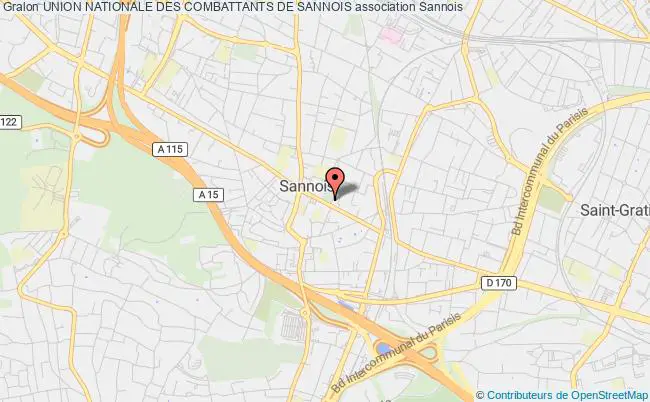 plan association Union Nationale Des Combattants De Sannois Sannois