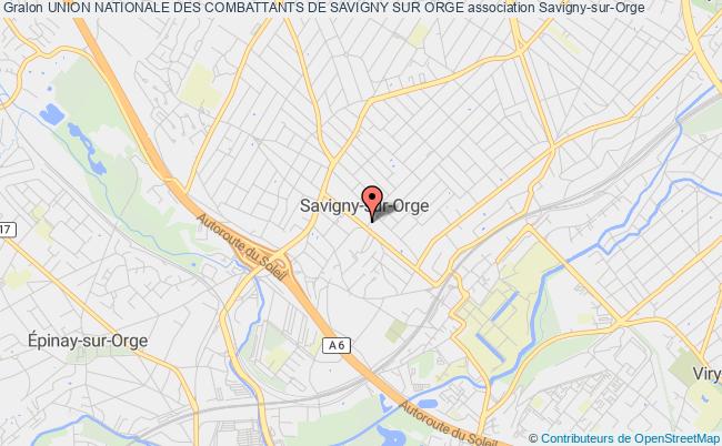 plan association Union Nationale Des Combattants De Savigny Sur Orge Savigny-sur-Orge