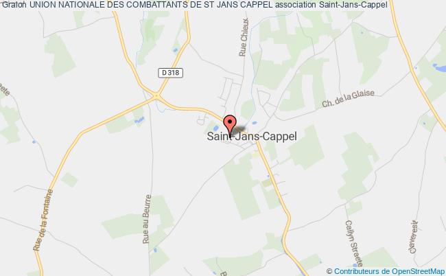 plan association Union Nationale Des Combattants De St Jans Cappel Saint-Jans-Cappel