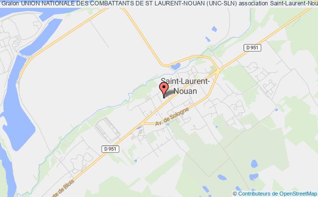 plan association Union Nationale Des Combattants De St Laurent-nouan (unc-sln) Saint-Laurent-Nouan