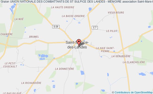 plan association Union Nationale Des Combattants De St Sulpice Des Landes - MÉmoire Vallons-de-l'Erdre
