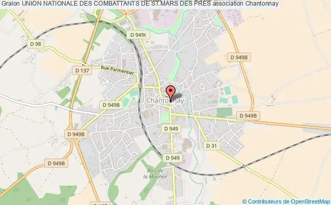 plan association Union Nationale Des Combattants De St.mars Des Pres Chantonnay