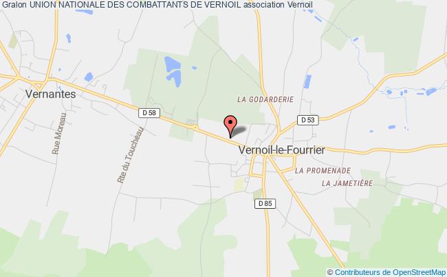 plan association Union Nationale Des Combattants De Vernoil Vernoil-le-Fourrier