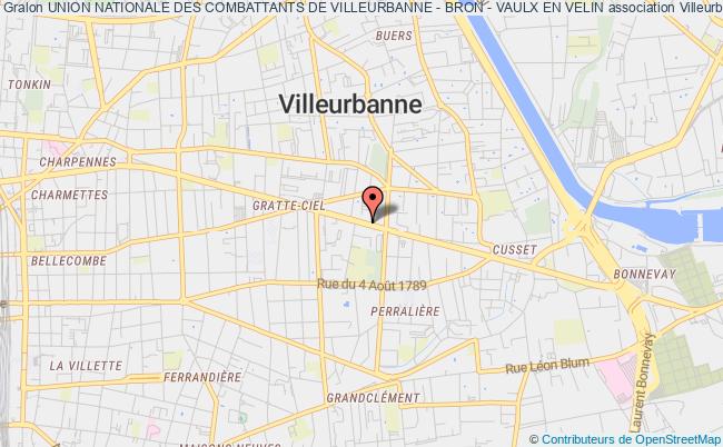 UNION NATIONALE DES COMBATTANTS DE VILLEURBANNE - BRON - VAULX EN VELIN