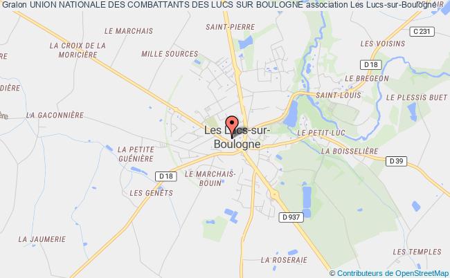 plan association Union Nationale Des Combattants Des Lucs Sur Boulogne Les   Lucs-sur-Boulogne