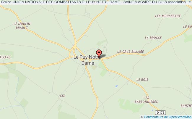 UNION NATIONALE DES COMBATTANTS DU PUY NOTRE DAME - SAINT MACAIRE DU BOIS