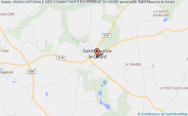 plan association Union Nationale Des Combattants En Afrique Du Nord Saint-Maurice-le-Girard