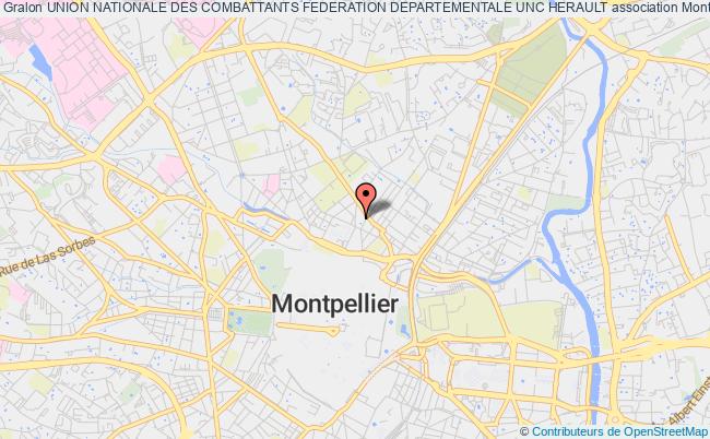 plan association Union Nationale Des Combattants Federation Departementale Unc Herault Montpellier