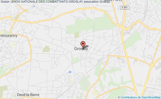 plan association Union Nationale Des Combattants Groslay Groslay