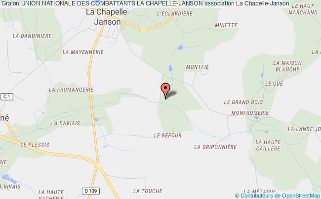 plan association Union Nationale Des Combattants La Chapelle-janson La Chapelle-Janson