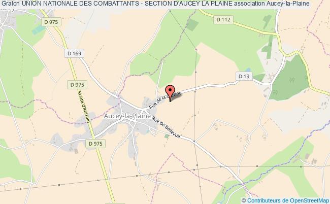 plan association Union Nationale Des Combattants - Section D'aucey La Plaine Aucey-la-Plaine