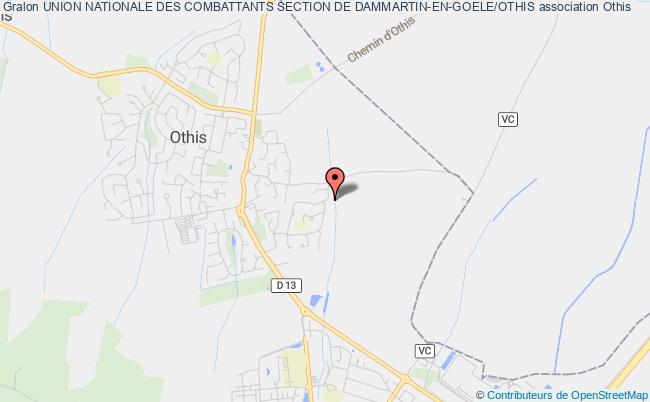 plan association Union Nationale Des Combattants Section De Dammartin-en-goele/othis Othis