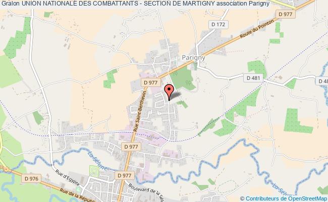 plan association Union Nationale Des Combattants - Section De Martigny Martigny