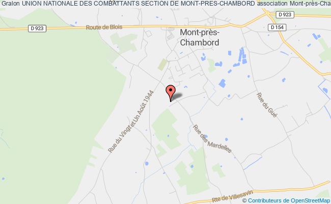 plan association Union Nationale Des Combattants Section De Mont-pres-chambord Mont-près-Chambord