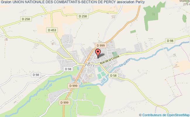 plan association Union Nationale Des Combattants-section De Percy Percy