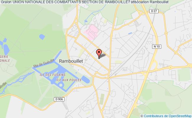 plan association Union Nationale Des Combattants Section De Rambouillet Rambouillet