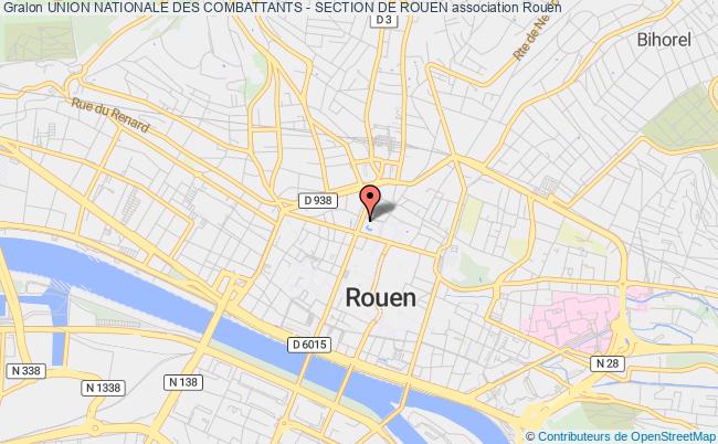 plan association Union Nationale Des Combattants - Section De Rouen Rouen