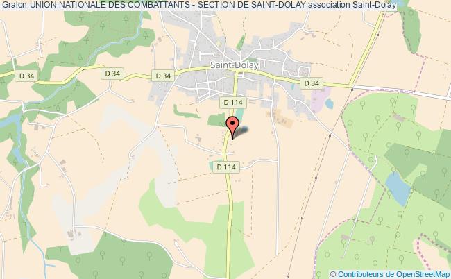 plan association Union Nationale Des Combattants - Section De Saint-dolay Saint-Dolay