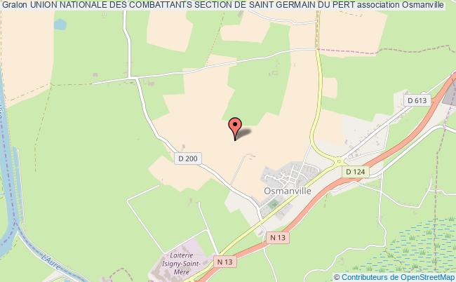 plan association Union Nationale Des Combattants Section De Saint Germain Du Pert Osmanville