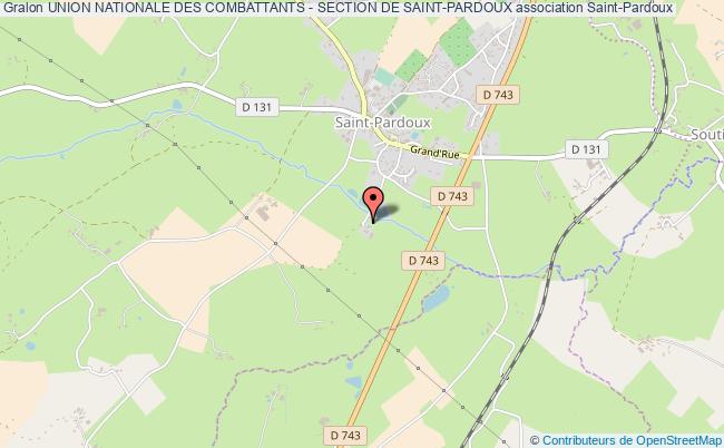 plan association Union Nationale Des Combattants - Section De Saint-pardoux Saint-Pardoux