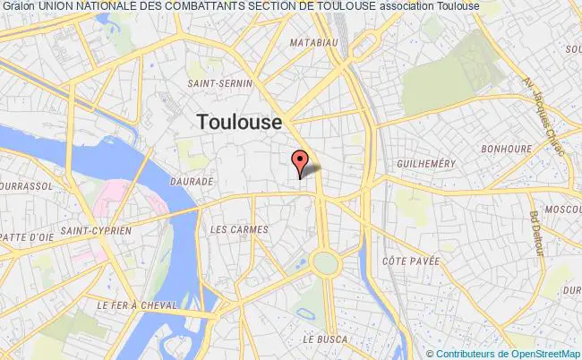 plan association Union Nationale Des Combattants Section De Toulouse Toulouse