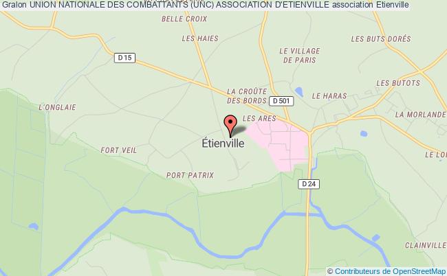 plan association Union Nationale Des Combattants (unc) Association D'etienville Étienville