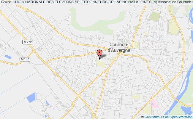 plan association Union Nationale Des Eleveurs Selectionneurs De Lapins Nains (unesln) Cournon-d'Auvergne