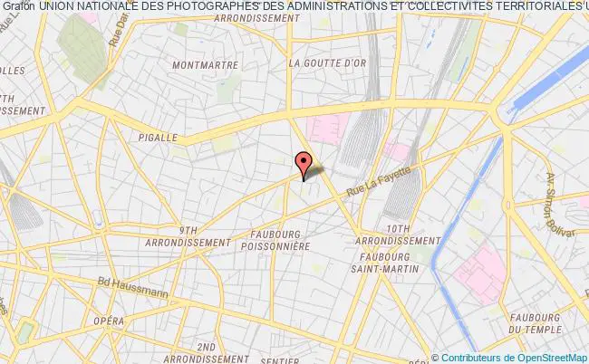 plan association Union Nationale Des Photographes Des Administrations Et Collectivites Territoriales Unpact Paris