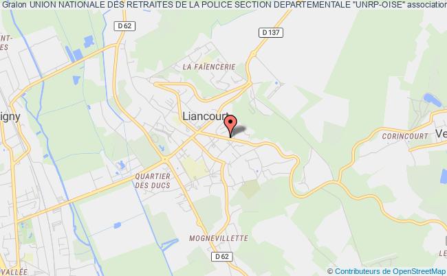 plan association Union Nationale Des Retraites De La Police Section Departementale "unrp-oise" Liancourt