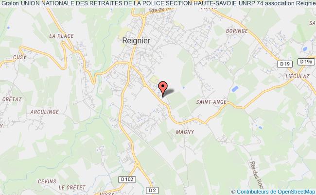 plan association Union Nationale Des Retraites De La Police Section Haute-savoie Unrp 74 Reignier-Ésery