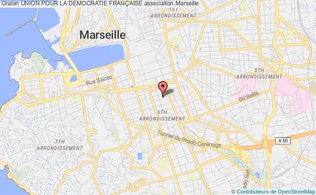 plan association Union Pour La DÉmocratie FranÇaise Marseille 6