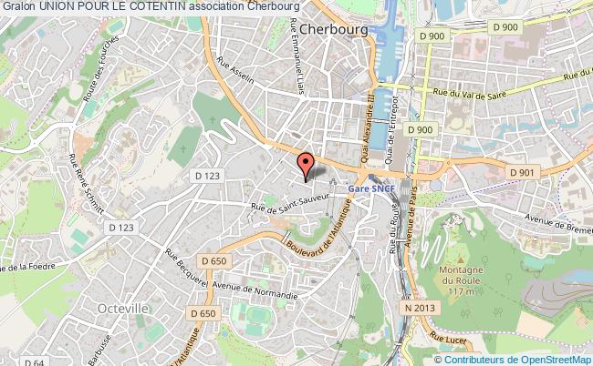 plan association Union Pour Le Cotentin Cherbourg-Octeville