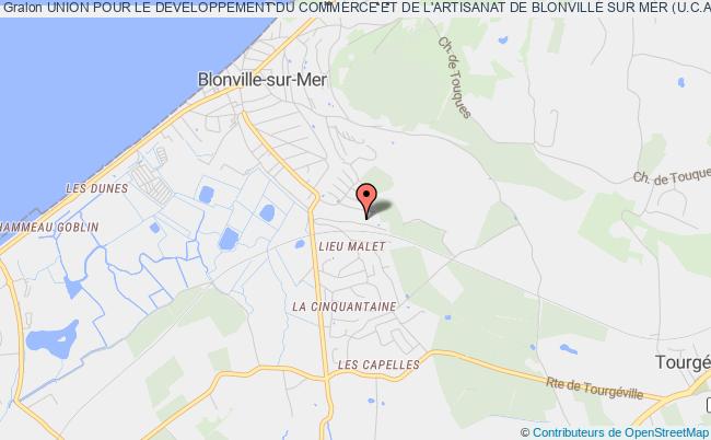 plan association Union Pour Le Developpement Du Commerce Et De L'artisanat De Blonville Sur Mer (u.c.a.b) Blonville-sur-Mer