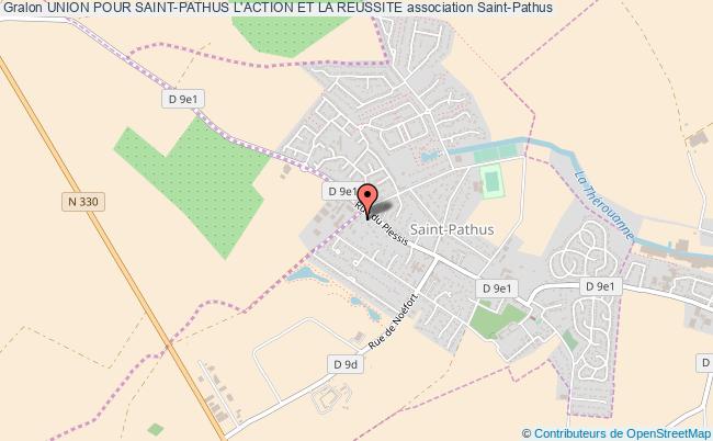 plan association Union Pour Saint-pathus L'action Et La Reussite Saint-Pathus