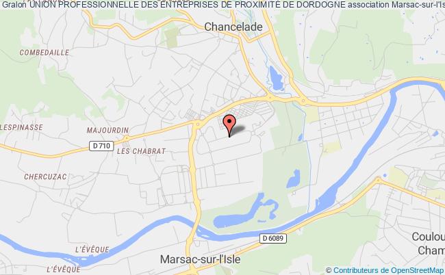 plan association Union Professionnelle Des Entreprises De ProximitÉ De Dordogne Marsac-sur-l'Isle