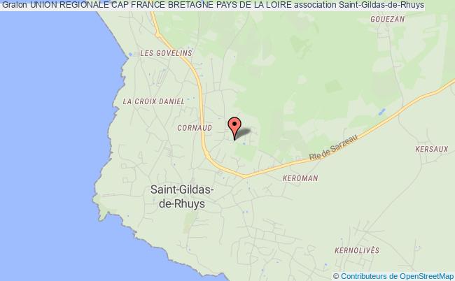 plan association Union Regionale Cap France Bretagne Pays De La Loire Saint-Gildas-de-Rhuys