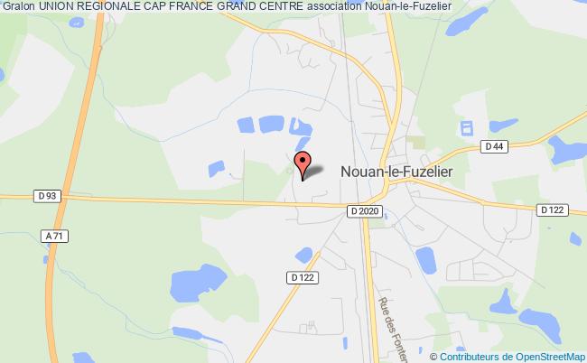 plan association Union Regionale Cap France Grand Centre Nouan-le-Fuzelier