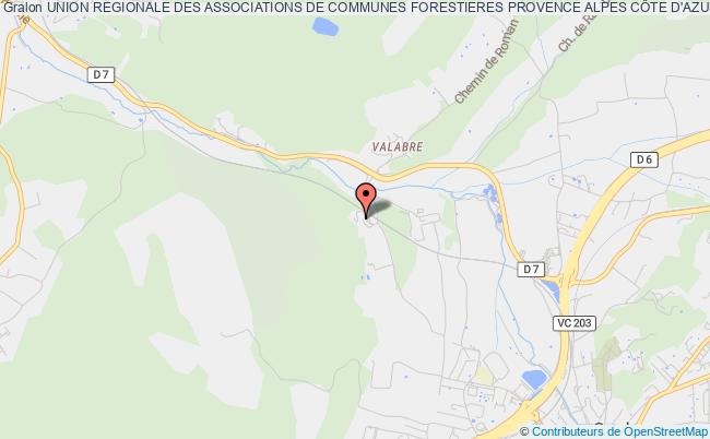 plan association Union Regionale Des Associations De Communes Forestieres Provence Alpes CÔte D'azur Gardanne