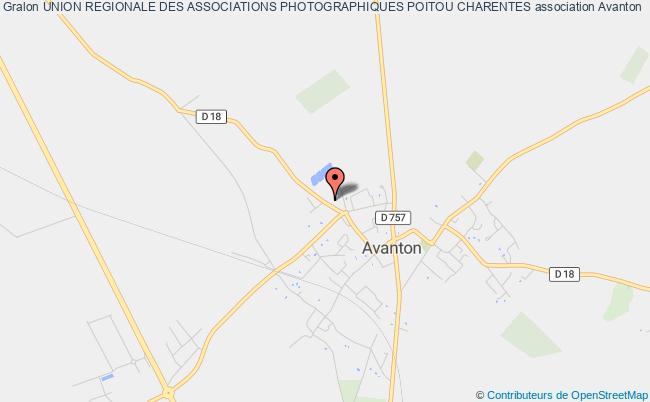 plan association Union Regionale Des Associations Photographiques Poitou Charentes AVANTON