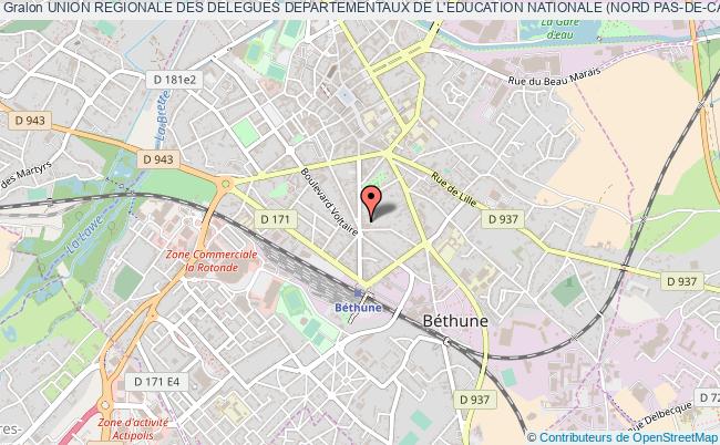 UNION REGIONALE DES DELEGUES DEPARTEMENTAUX DE L'EDUCATION NATIONALE (NORD PAS-DE-CALAIS)